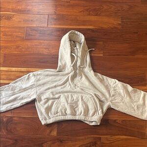 ALO Yoga Cream Hooded Sweater